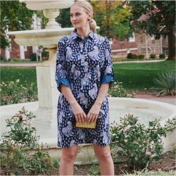 Printfresh Dresses & Skirts - Printfresh Organic Cotton Tiger Queen Graceful Getaway‎ Dress Novelty Print 2X